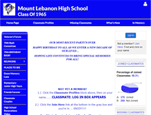 Tablet Screenshot of mountlebanon65.com